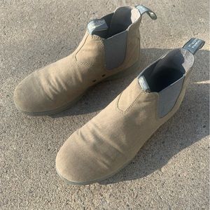 Blundstone Tan canvas Men’s boots 9